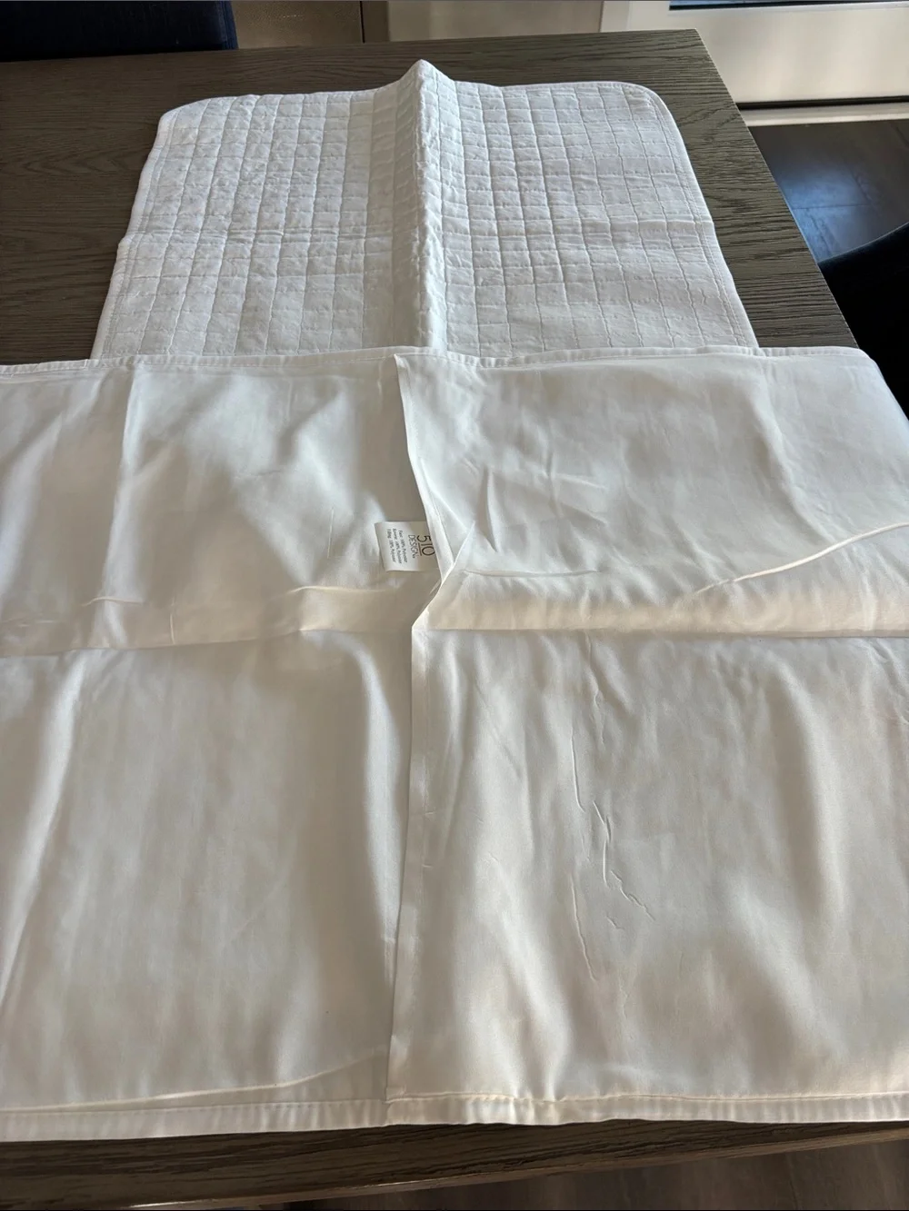 White king pillow shams